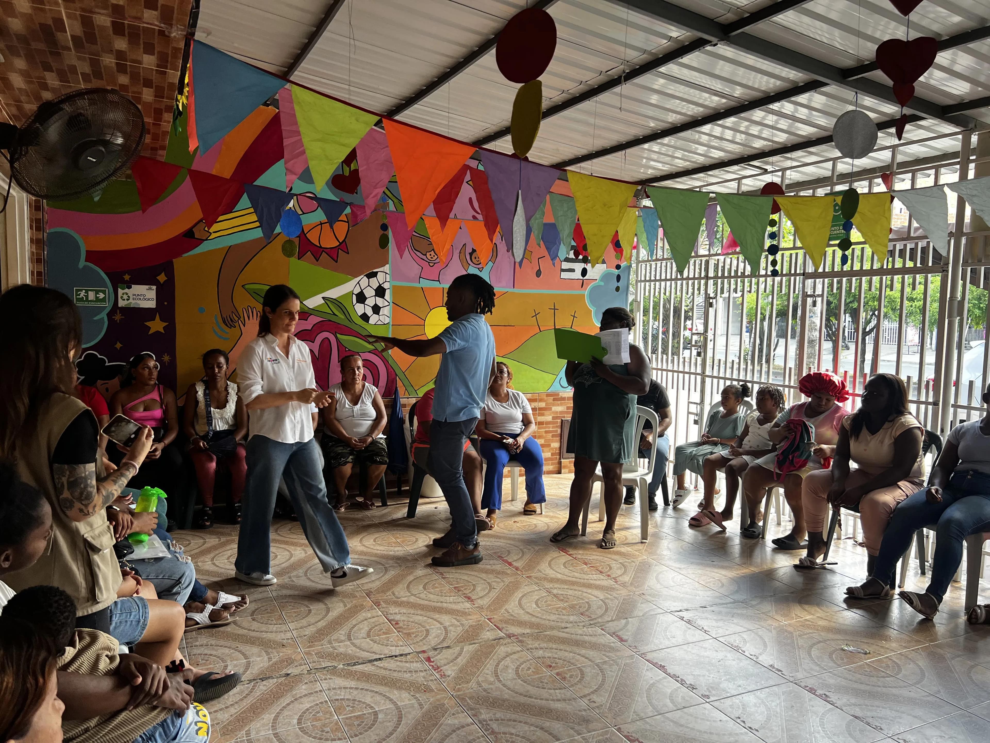 Jovenes en taller de habilidades